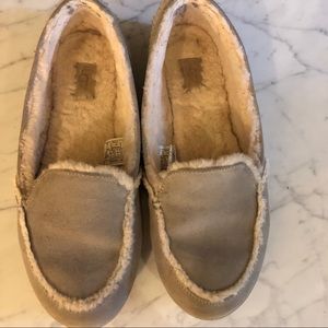 Ugg light blue slippers